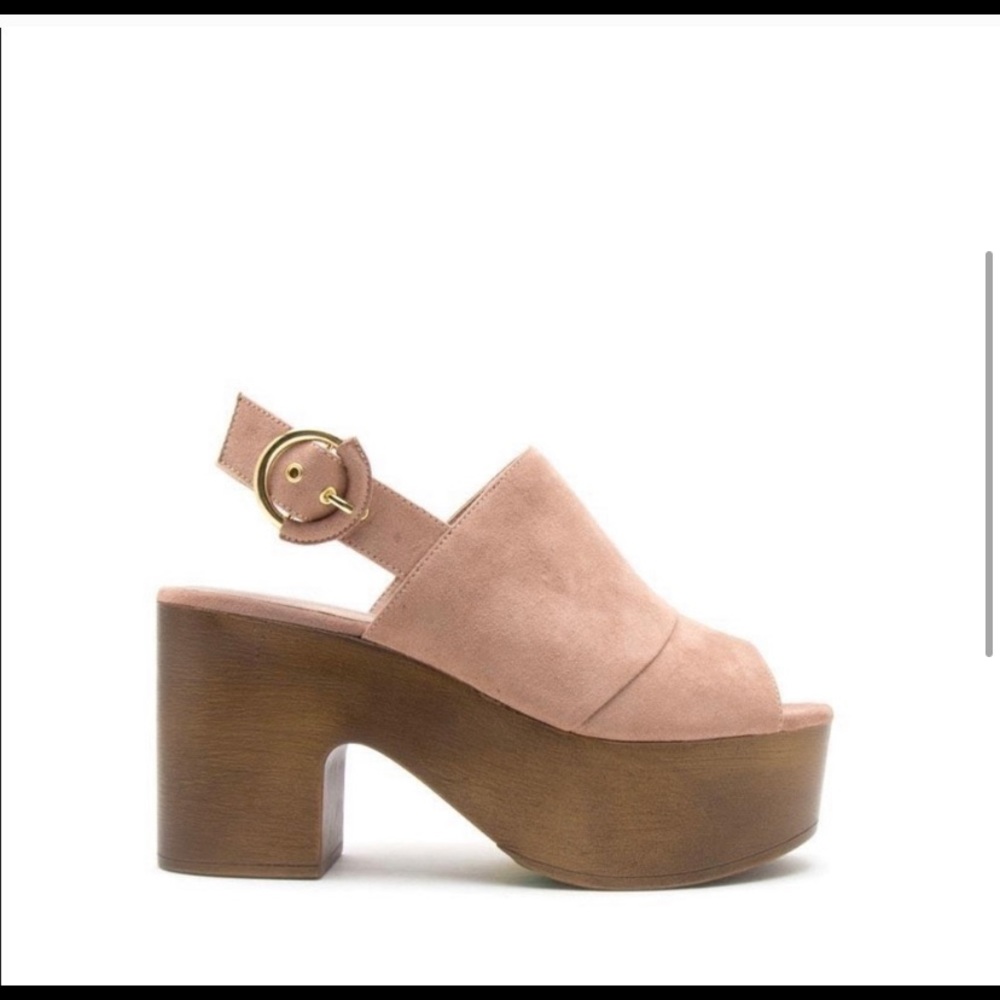 Suede Platform Sandal - Picture 2 of 3